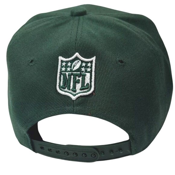 New Era New York Jets Green NFL 9FIFTY  Snapback Cap Hat NWT Flat Brim - Picture 3 of 10